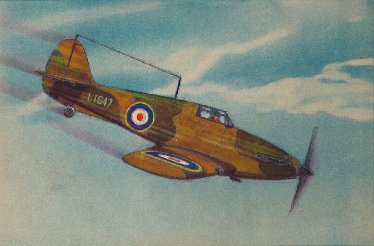 هوكر ، طائرة مقاتلة ، أحادية السطح ، c1944. بواسطة غير معروف