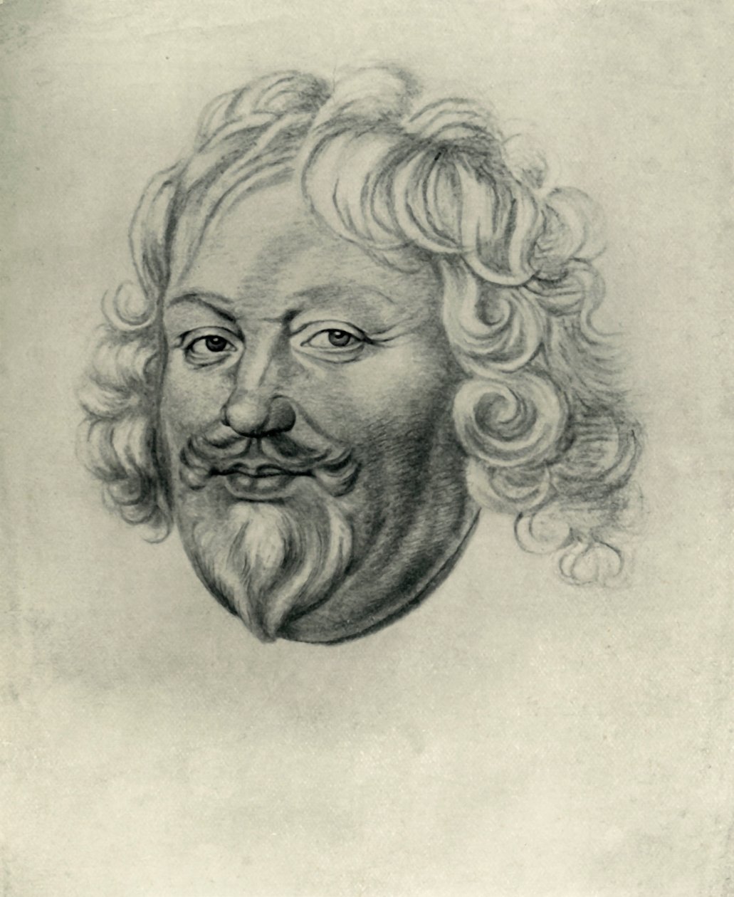رأس رجل ، c1630 ، 1907. بواسطة غير معروف