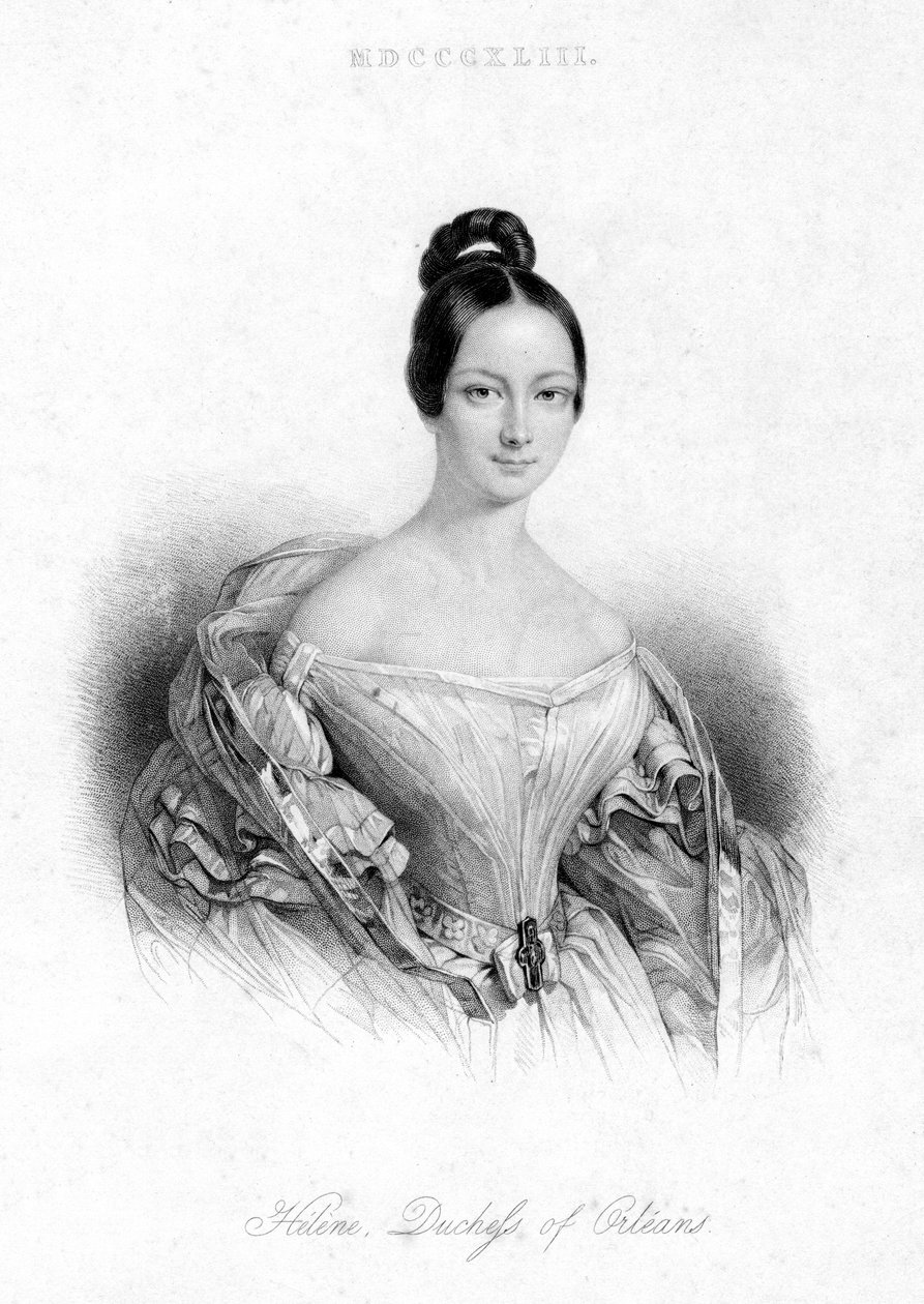 هيلين لويز إليزابيث ، دوقة أورليانز ، 1843 بواسطة غير معروف