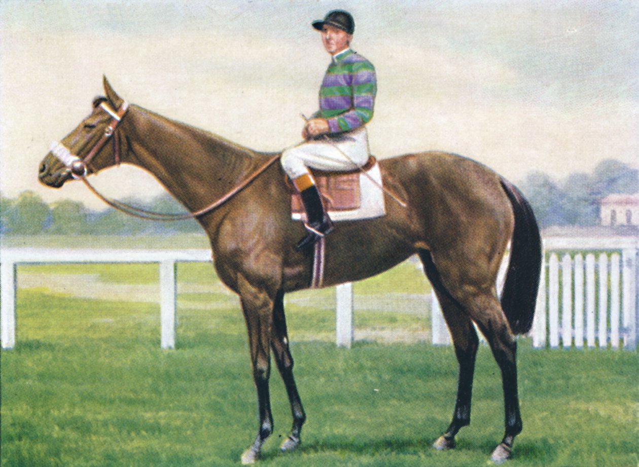Helleniqua ، Jockey: B. Guimard ، 1939 بواسطة غير معروف