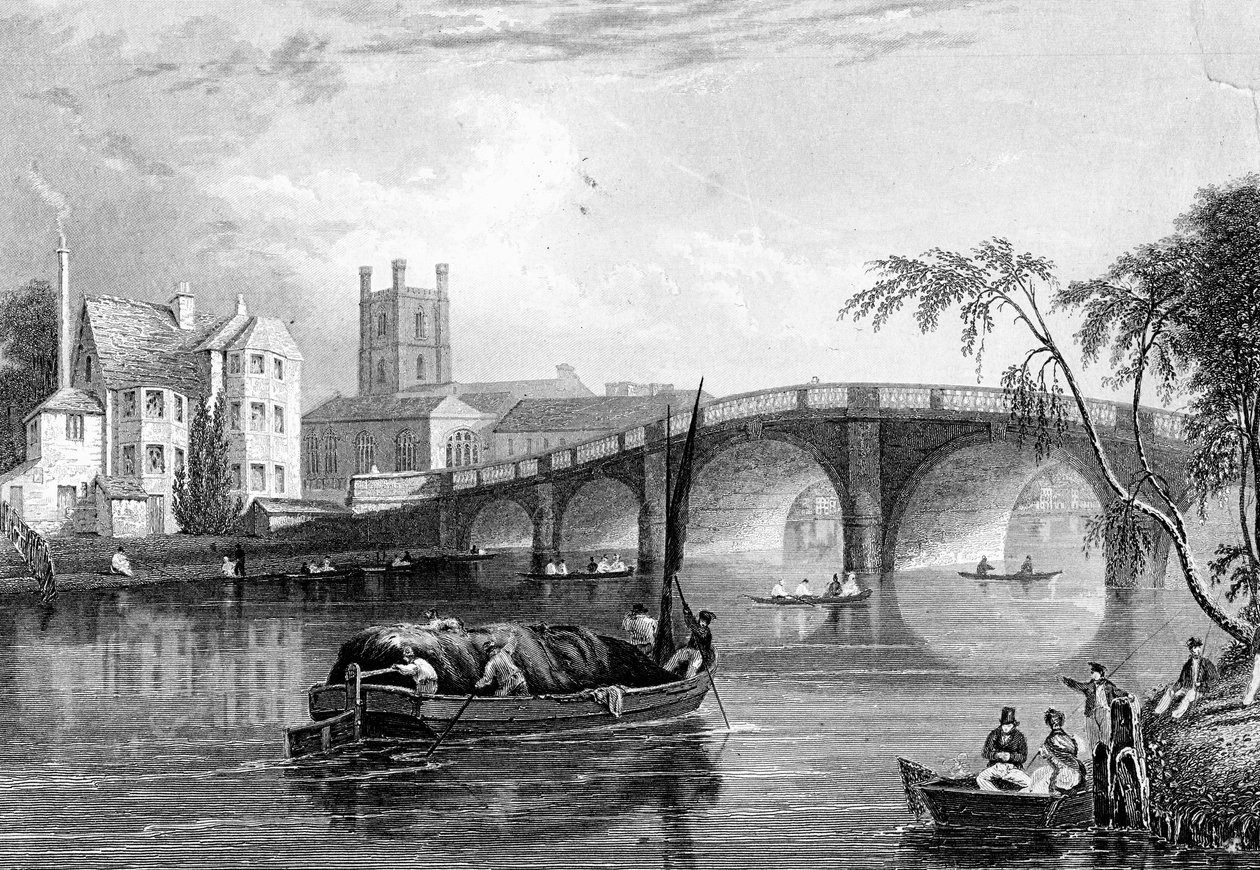 جسر هنلي ، Henley-on-Thames ، لندن ، 1803 بواسطة غير معروف