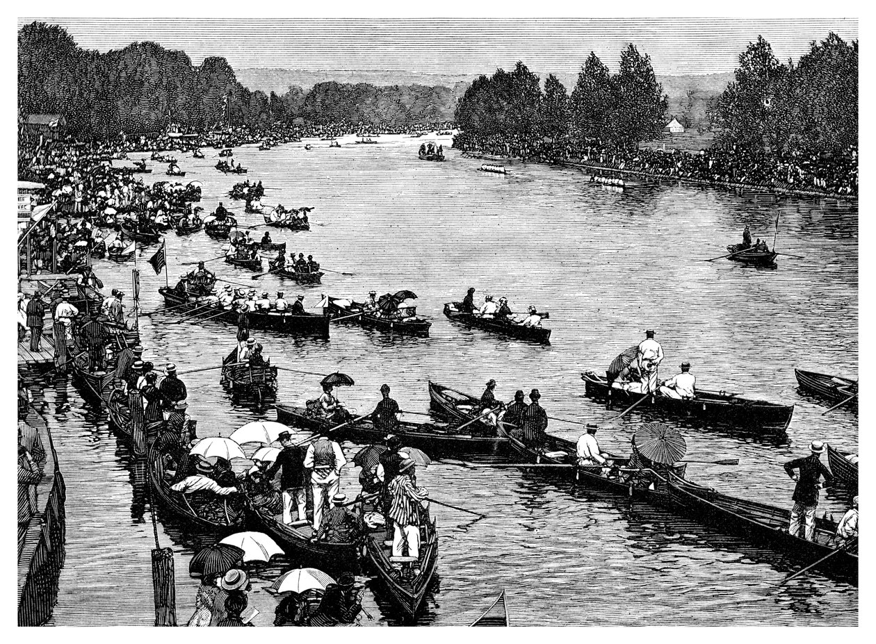 هنلي ريجاتا ، أوكسفوردشاير ، 1882 بواسطة غير معروف
