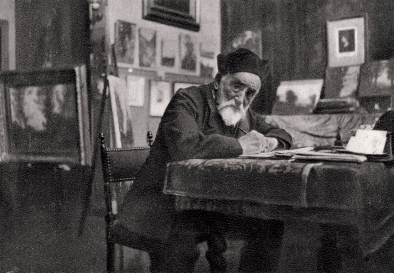 هنري جوزيف Harpignies ، فنان فرنسي ، 1905 بواسطة غير معروف