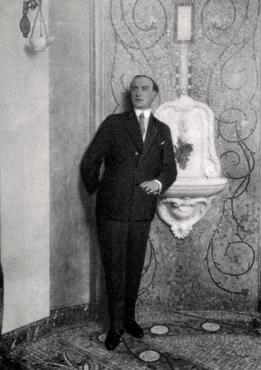 هنري باتايل ، كاتب مسرحي وشاعر فرنسي ، 1913 بواسطة غير معروف