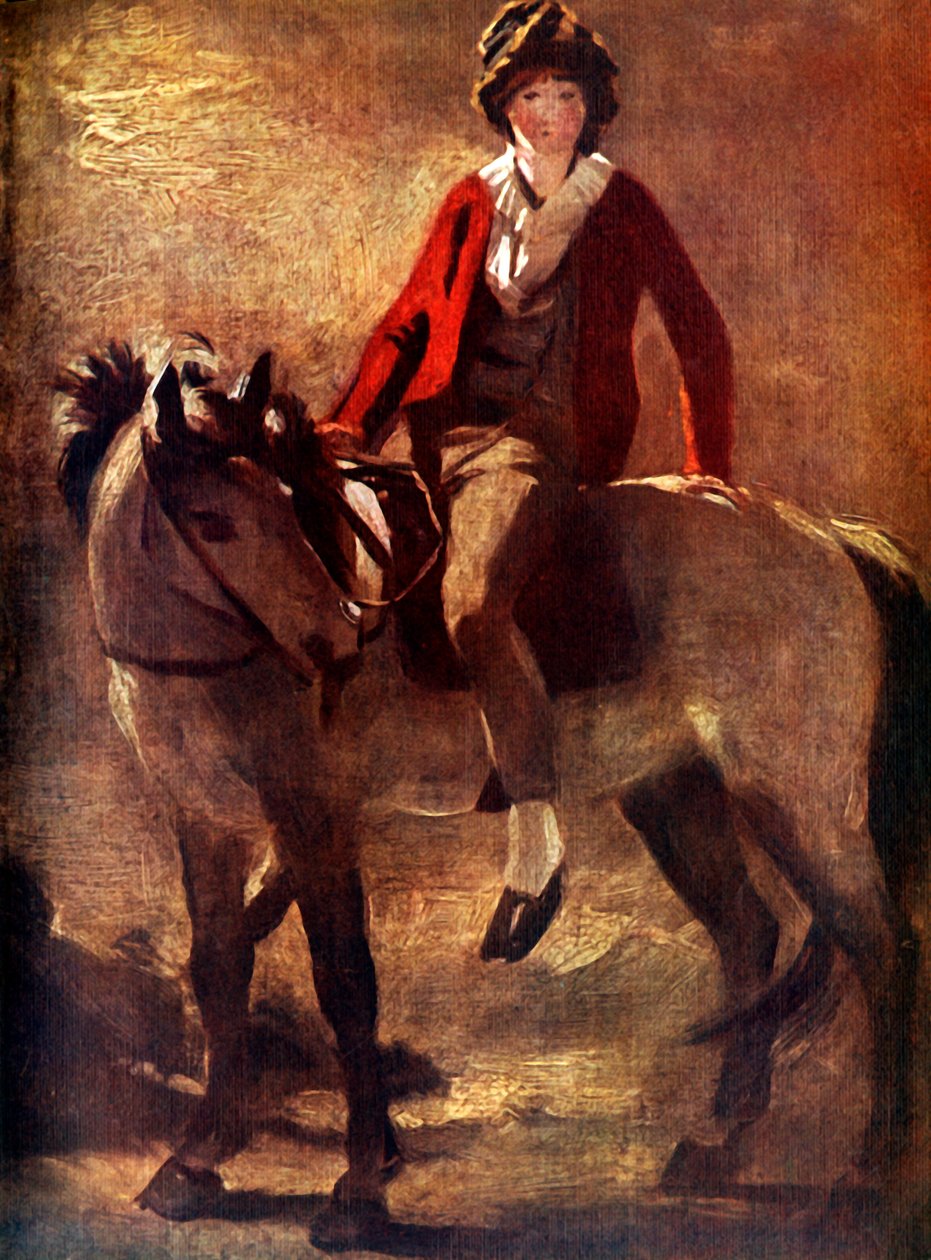 "هنري رايبورن على المهر الرمادي" ، 1796 ، 1924. بواسطة غير معروف
