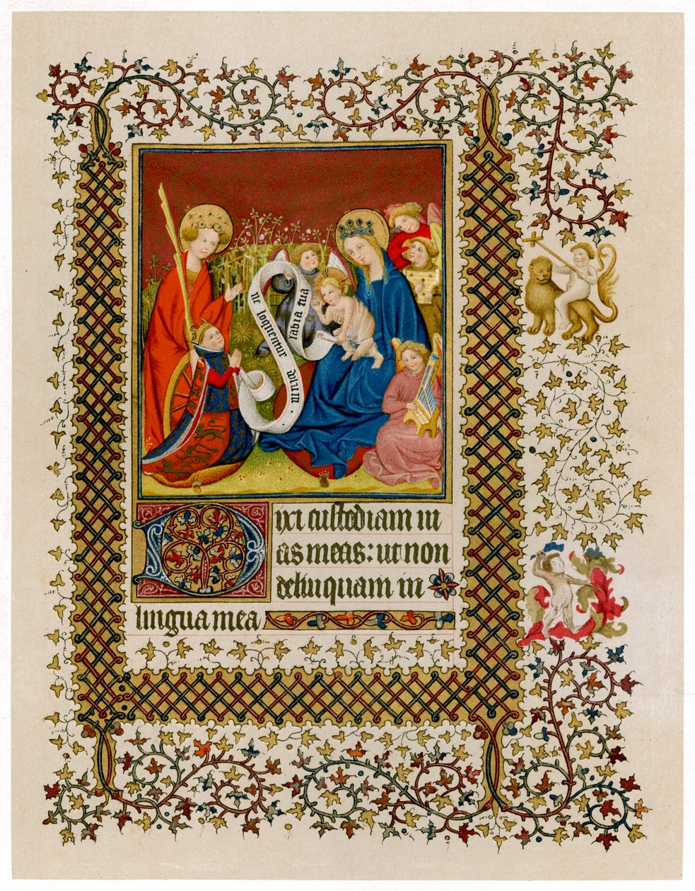 هنري السادس قبل العذراء والطفل ، c1420 بواسطة غير معروف