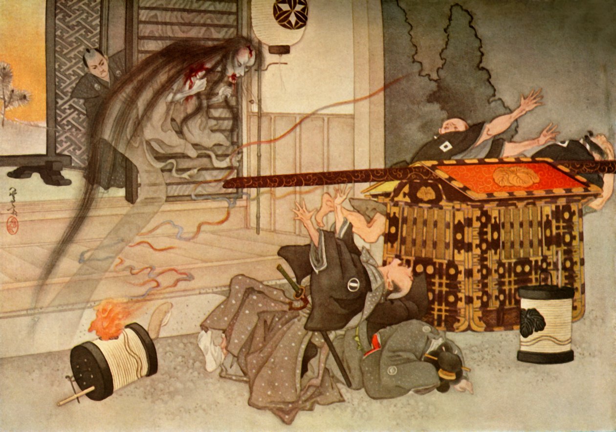 وجهها المروع وملابسها الملطخة بالدماء ، 1919. بواسطة غير معروف