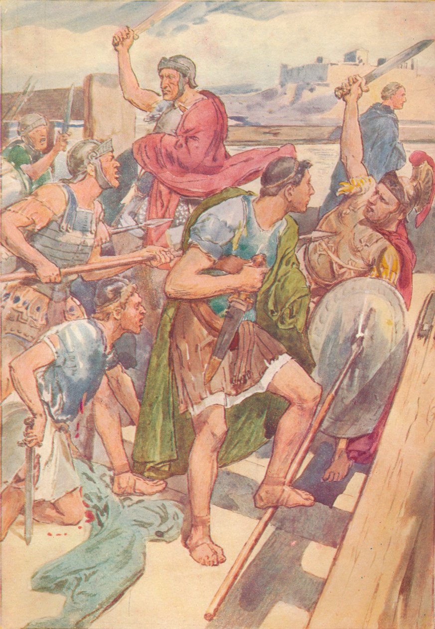 هنا سيكون من الممكن ، على ما يبدو ، الإمساك بالعدو في الخليج ، c1912 1912 بواسطة غير معروف