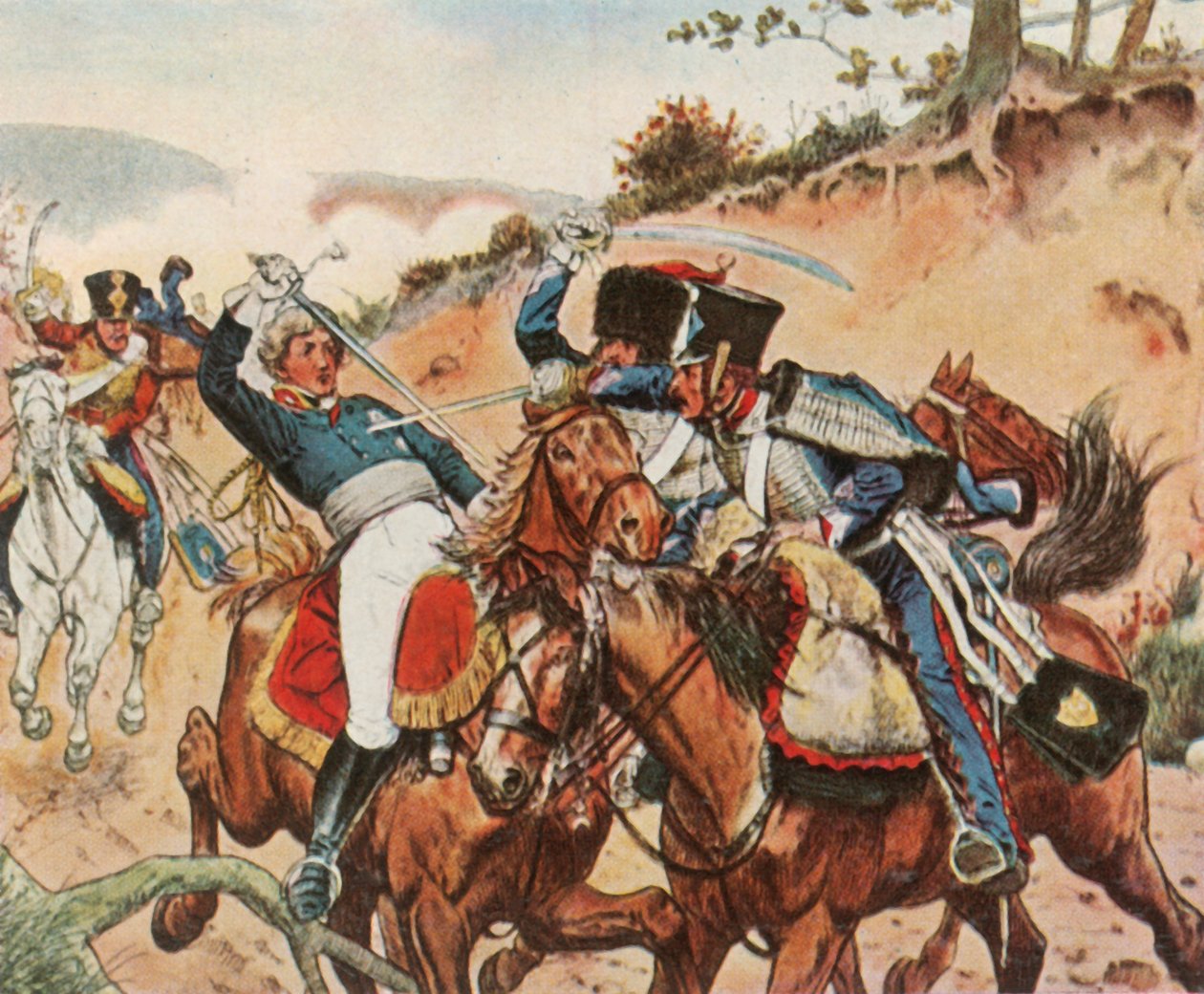 الموت البطولي للأمير لويس فرديناند بروسيا في Saalfeld ، 10 أكتوبر 1806 ، 1936. بواسطة غير معروف