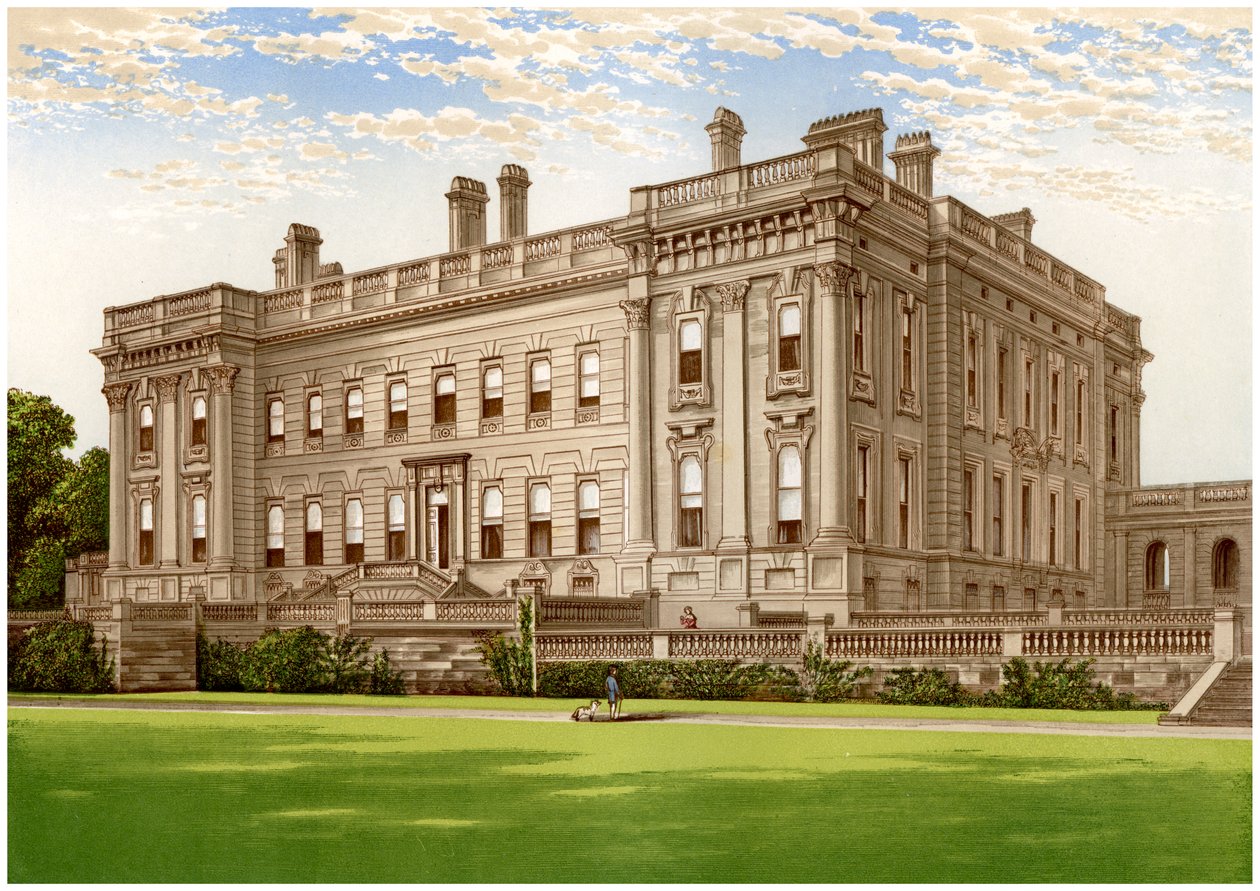 Heythrop ، Oxfordshire ، موطن عائلة Brassey ، c1880 بواسطة غير معروف