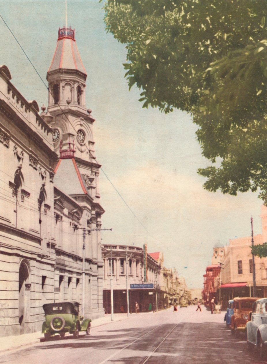 هاي ستريت ، فريمانتل ، c1947. بواسطة غير معروف