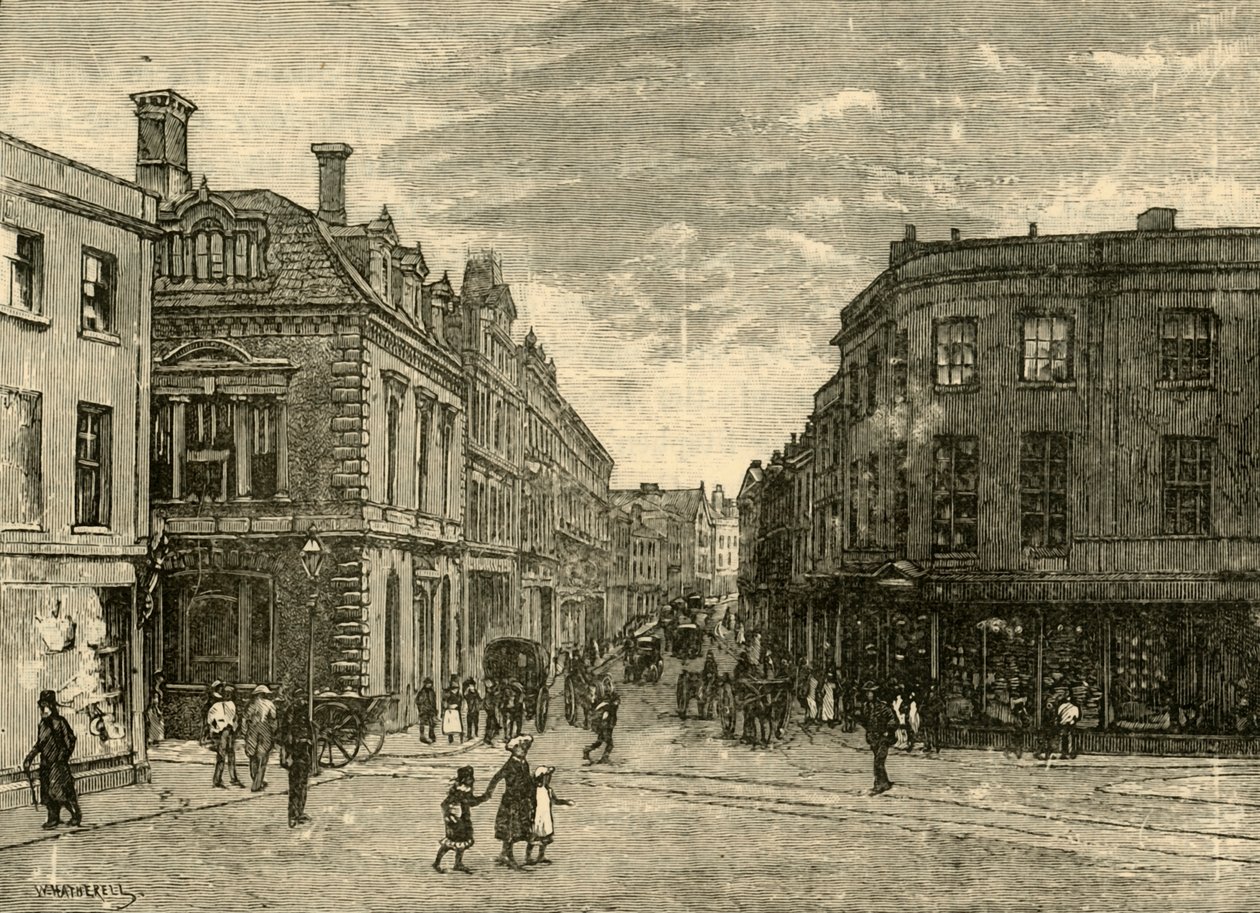 هاي ستريت ، نيوبورت ، 1898. بواسطة غير معروف