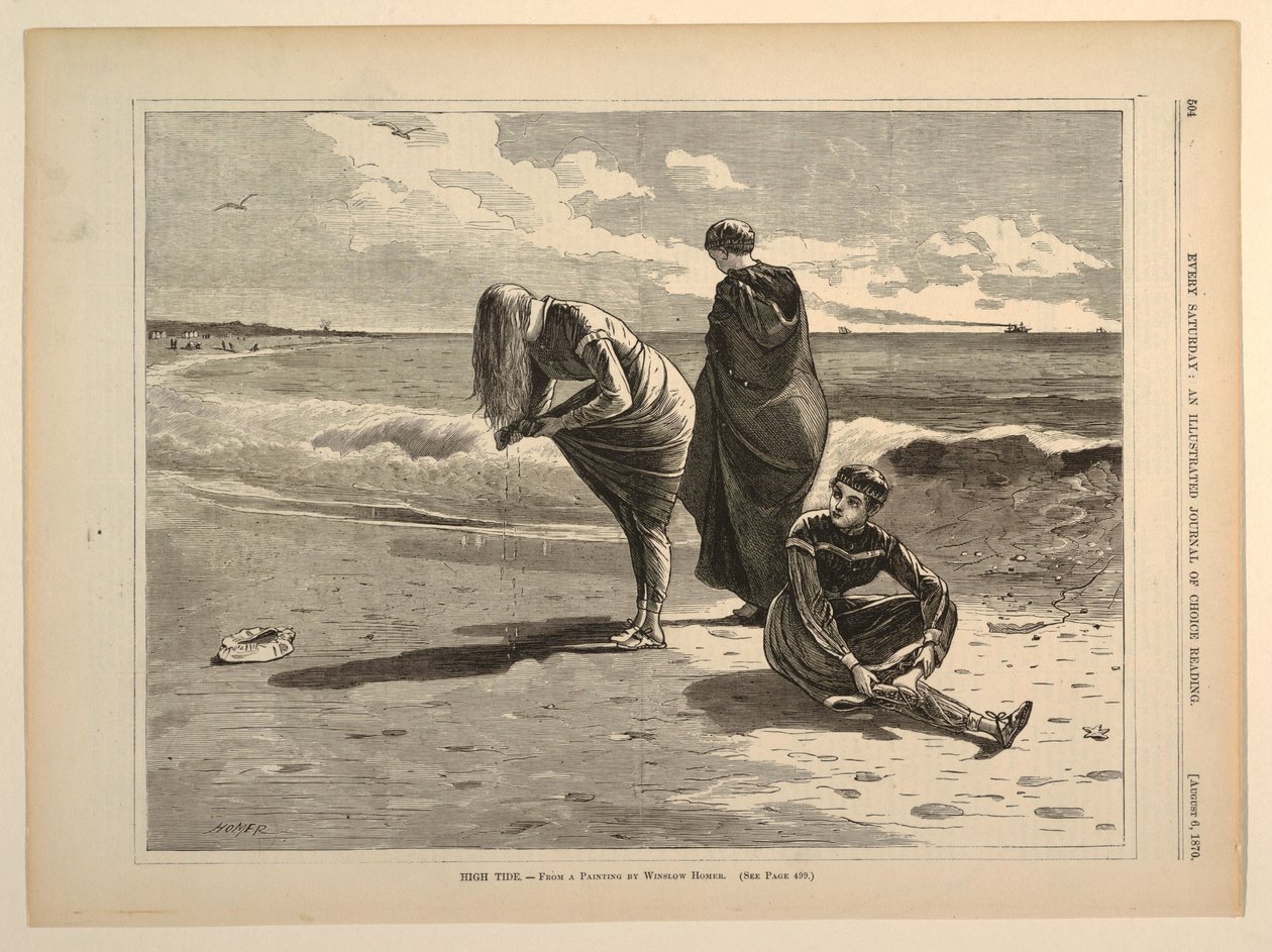 هاي تايد ، كل سبت ، 6 أغسطس ، 1870 بواسطة غير معروف