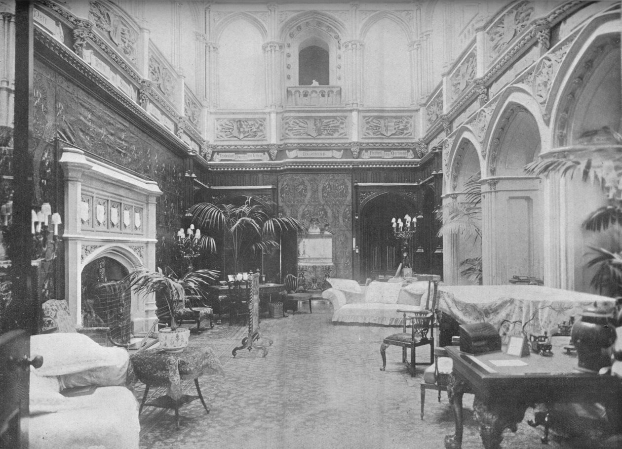 قلعة هايكليري ، هامبشاير - إيرل كارنارفون ، 1910 بواسطة غير معروف