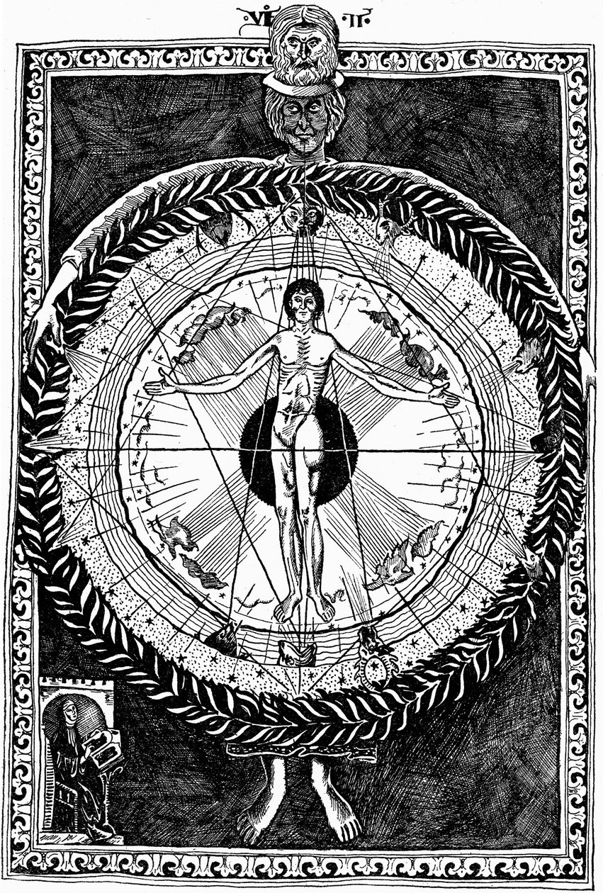 Hildegard من Bingen 1098-1179 ، الدير الألماني والصوفي بواسطة غير معروف
