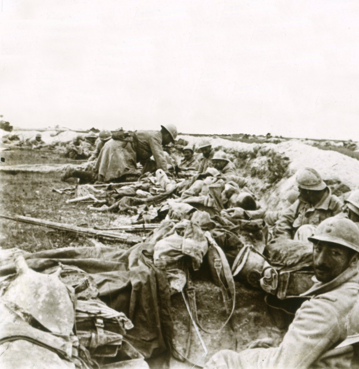 تل 193 ، الشمبانيا ، شمال فرنسا ، c1914-c1918 بواسطة غير معروف