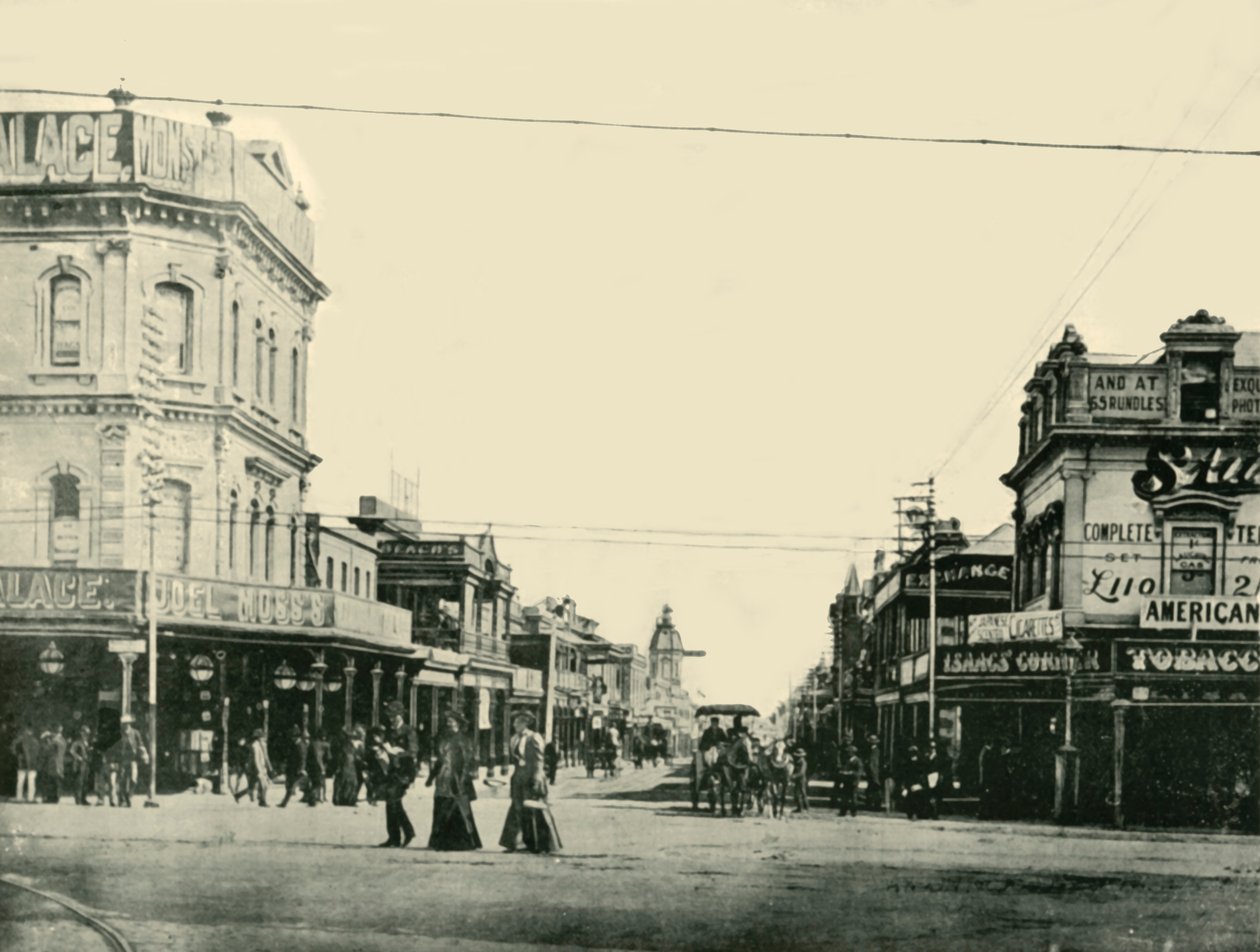 شارع هيندلي ، أديليد ، 1901. بواسطة غير معروف