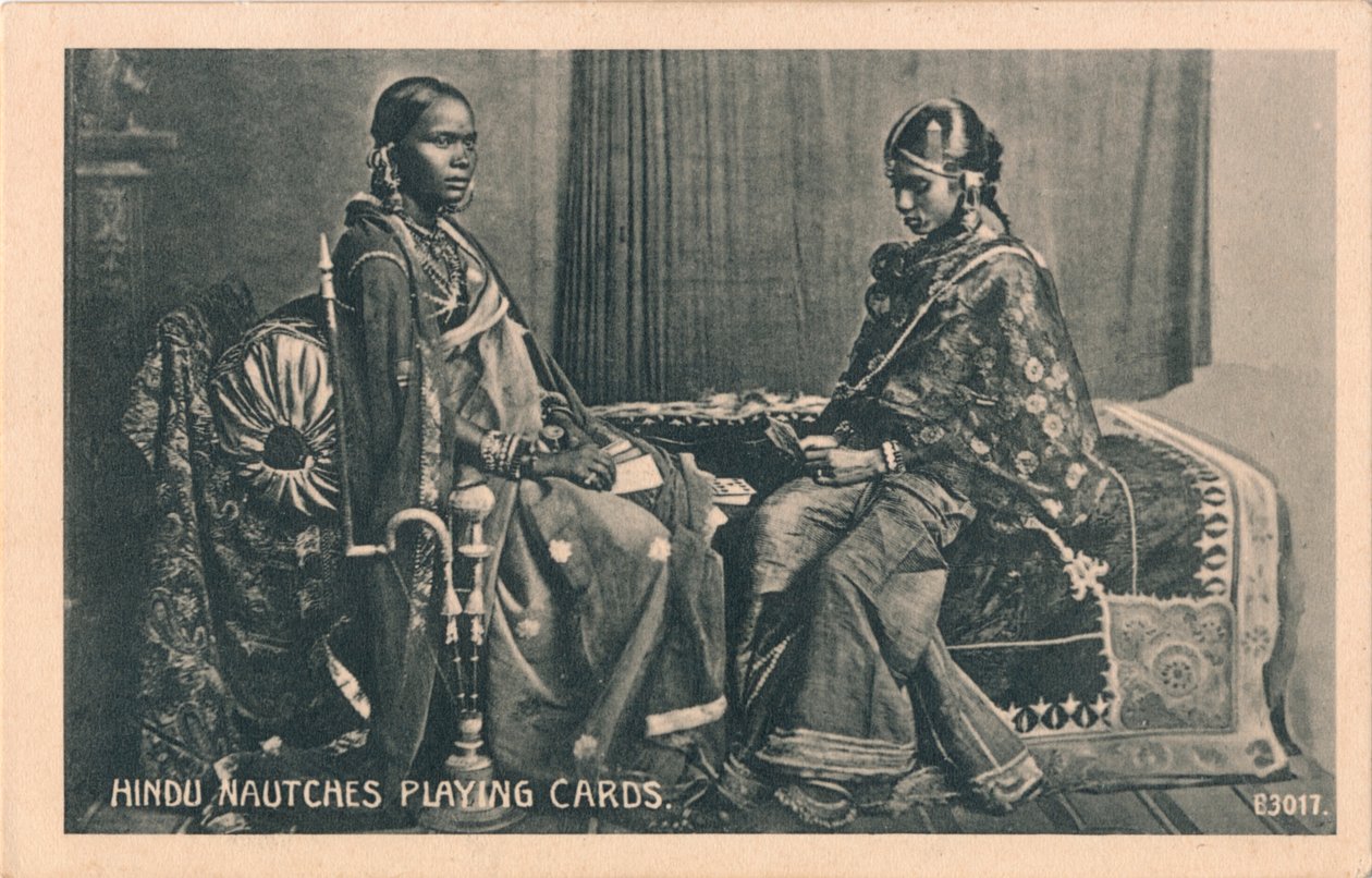 أوراق اللعب الهندوسية ، c1910 بواسطة غير معروف
