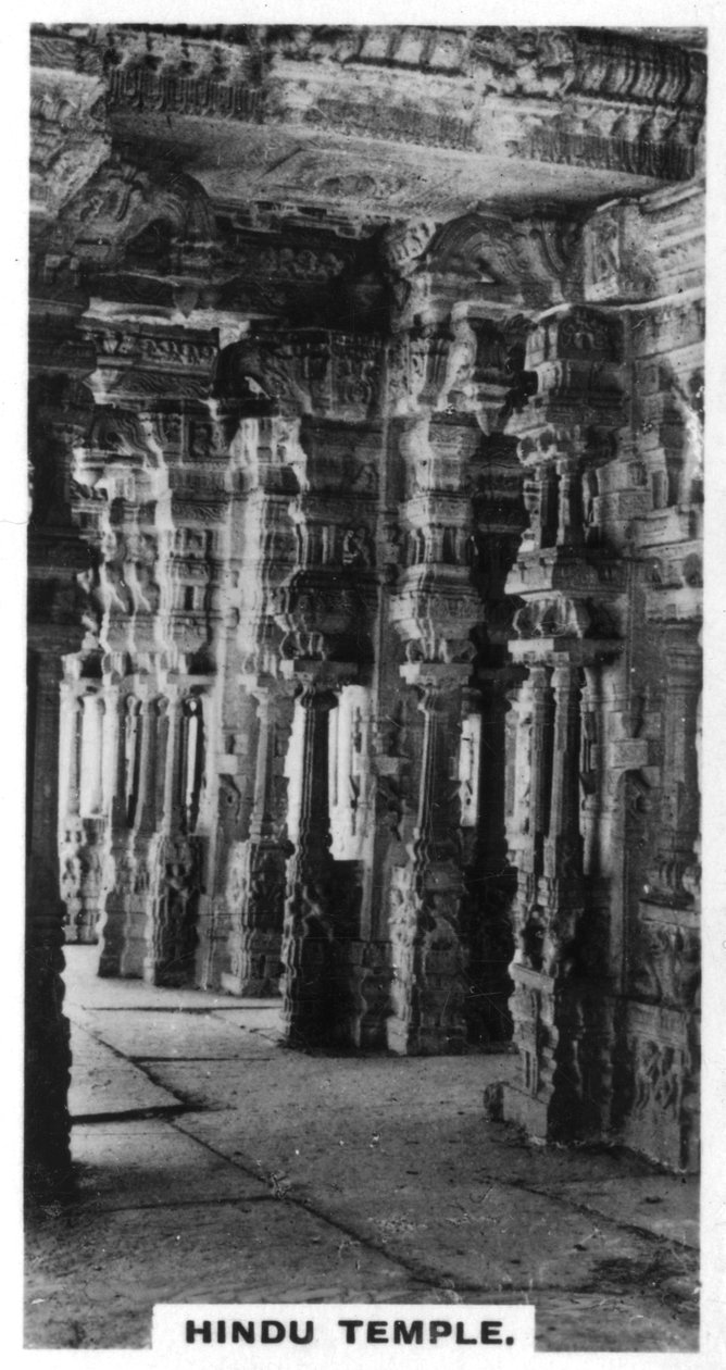 معبد هندوسي ، Vijayanagar ، الهند ، c1925 بواسطة غير معروف