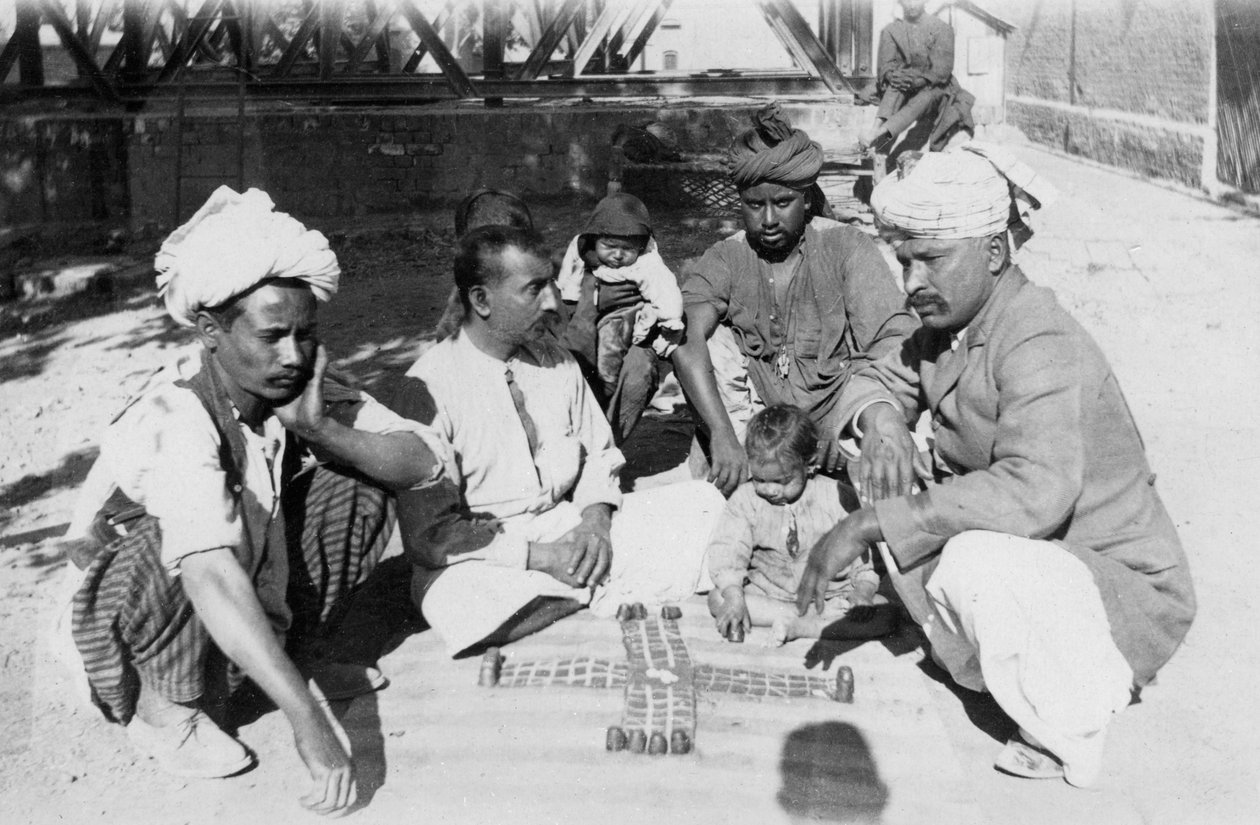 القمار الهندوس ، الهند ، 1916-1917 بواسطة غير معروف