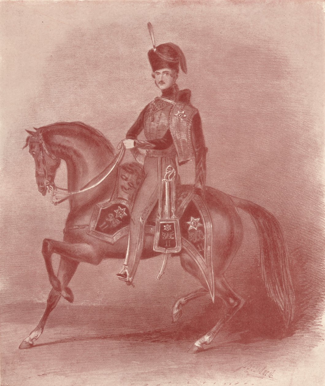 صاحب السمو الملكي الأمير ألبرت ، عقيد الفرسان الحادي عشر ، القرن التاسع عشر ، 1909 بواسطة غير معروف