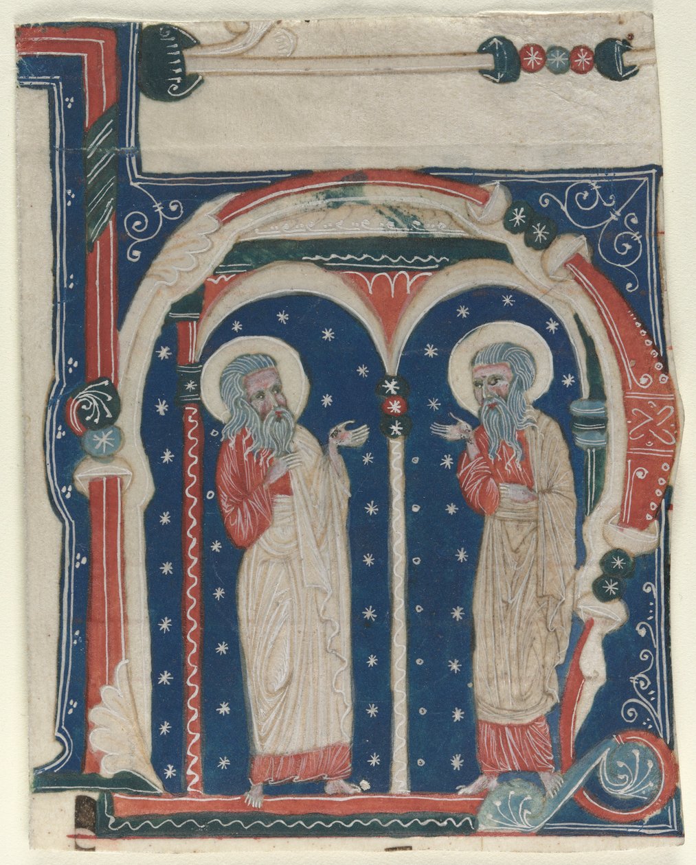 H الأولي التأريخي المستأصل من جهاز مضاد: SS. بول الناسك وأنتوني ، c1200-1230. بواسطة غير معروف