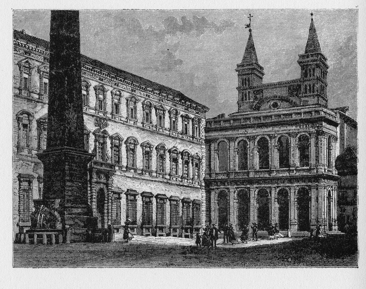 تاريخ روما القديمة. Archbasilica of St.John Lateran هي الكنيسة الكاتدرائية لأبرشية روما والمقر الكنسي الرسمي لأسقف روما ، وهو البابا. بواسطة غير معروف