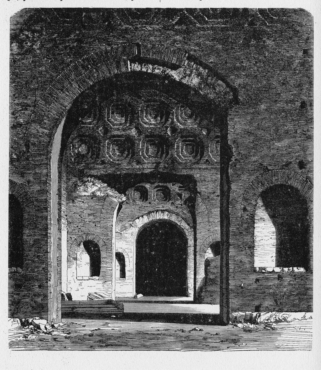 تاريخ روما القديمة. Aula Palatina هي كاتدرائية قصر روماني بناها الإمبراطور قسطنطين (306-337 م) في بداية القرن الرابع. بواسطة غير معروف
