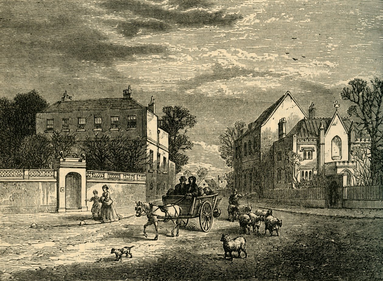 Holcrofts و Priory ، فولهام ، c1878. بواسطة غير معروف