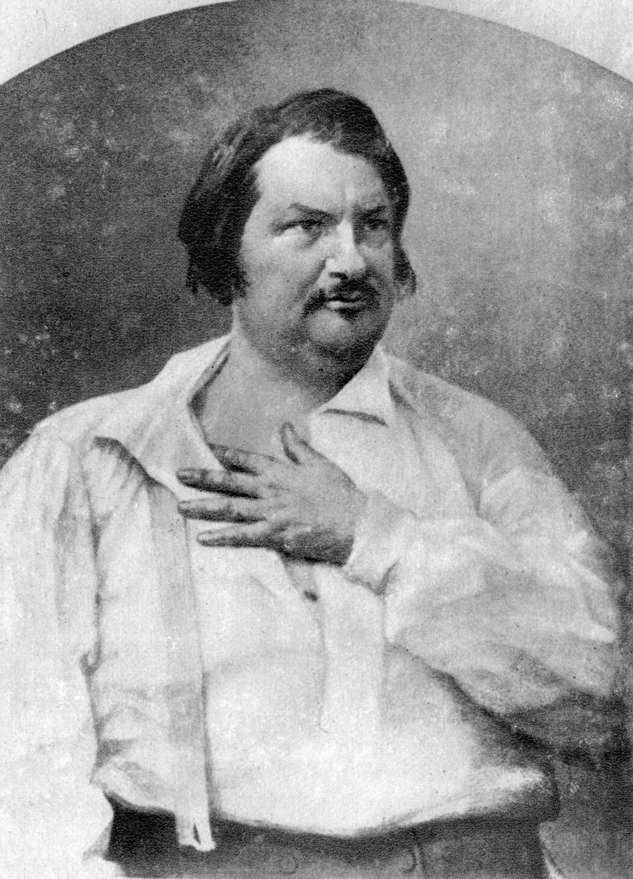 Honore de Balzac ، الروائي الفرنسي ، c1845-1890 بواسطة غير معروف