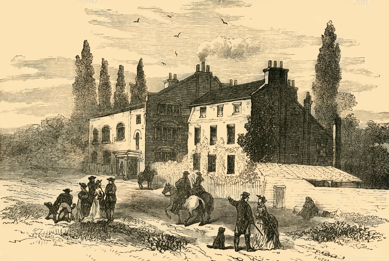 هورنسي وود هاوس ، 1800 ، c1876. بواسطة غير معروف