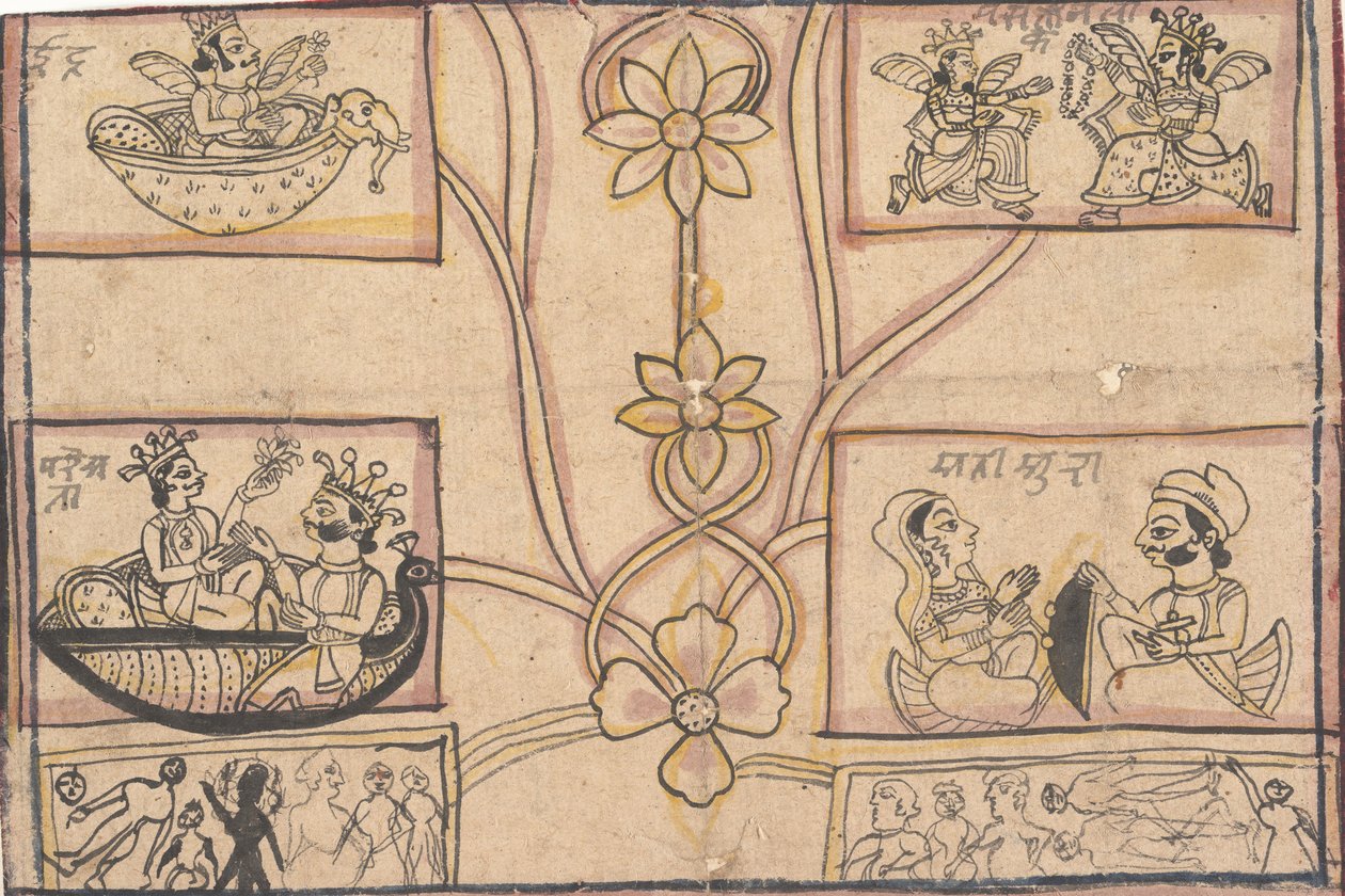 ابراج برسومات نباتية ، 1850. بواسطة غير معروف