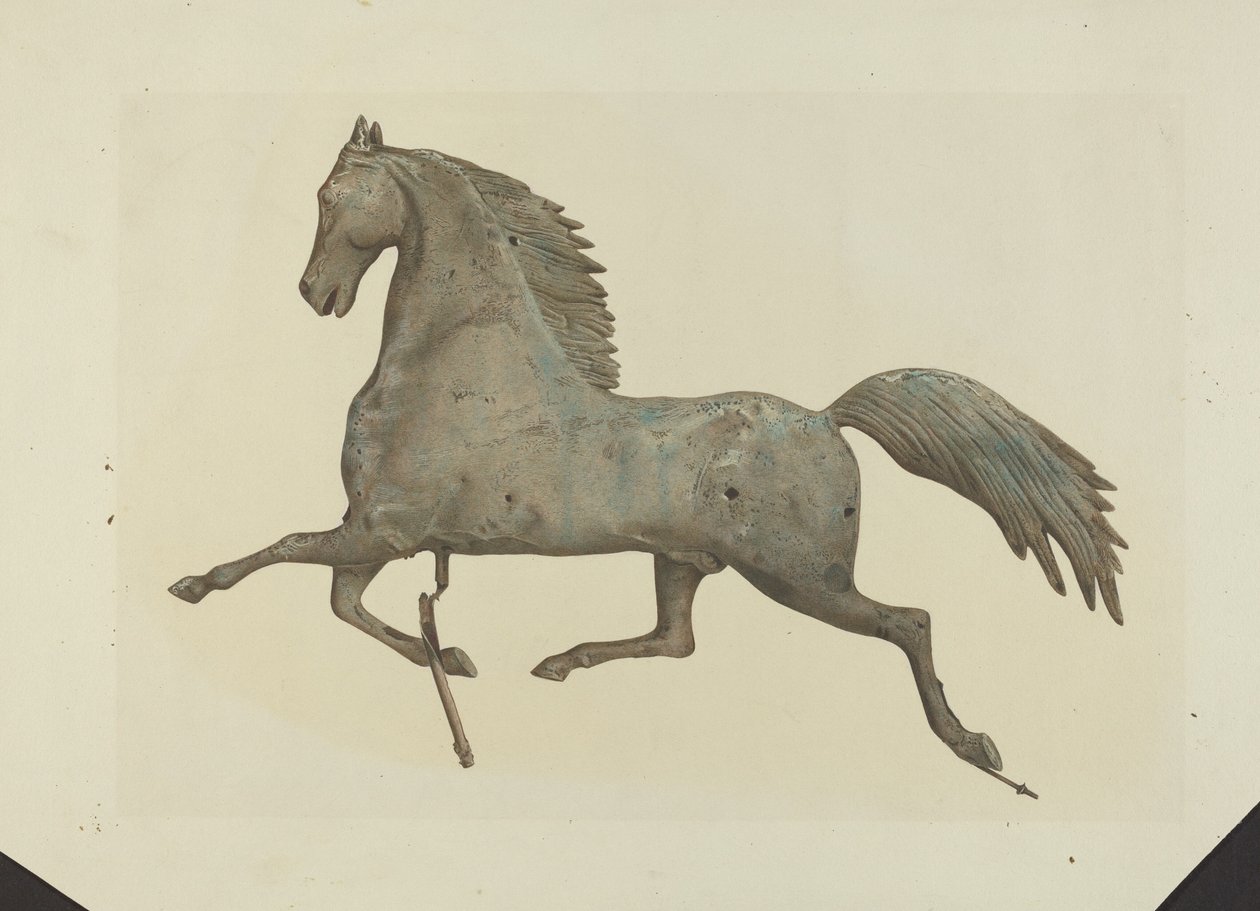 ريشة طقس الخيل ، 19351942. بواسطة غير معروف