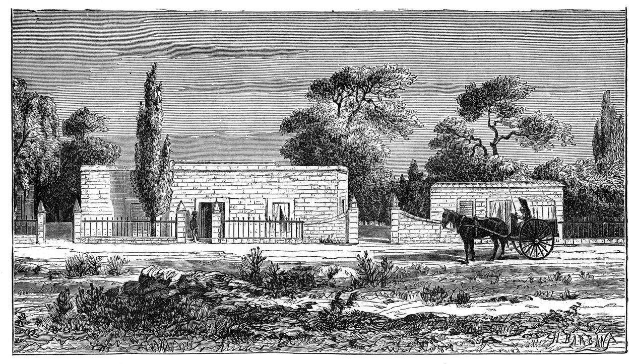 منزل بوير الغني ، جنوب أفريقيا ، c1890 بواسطة غير معروف