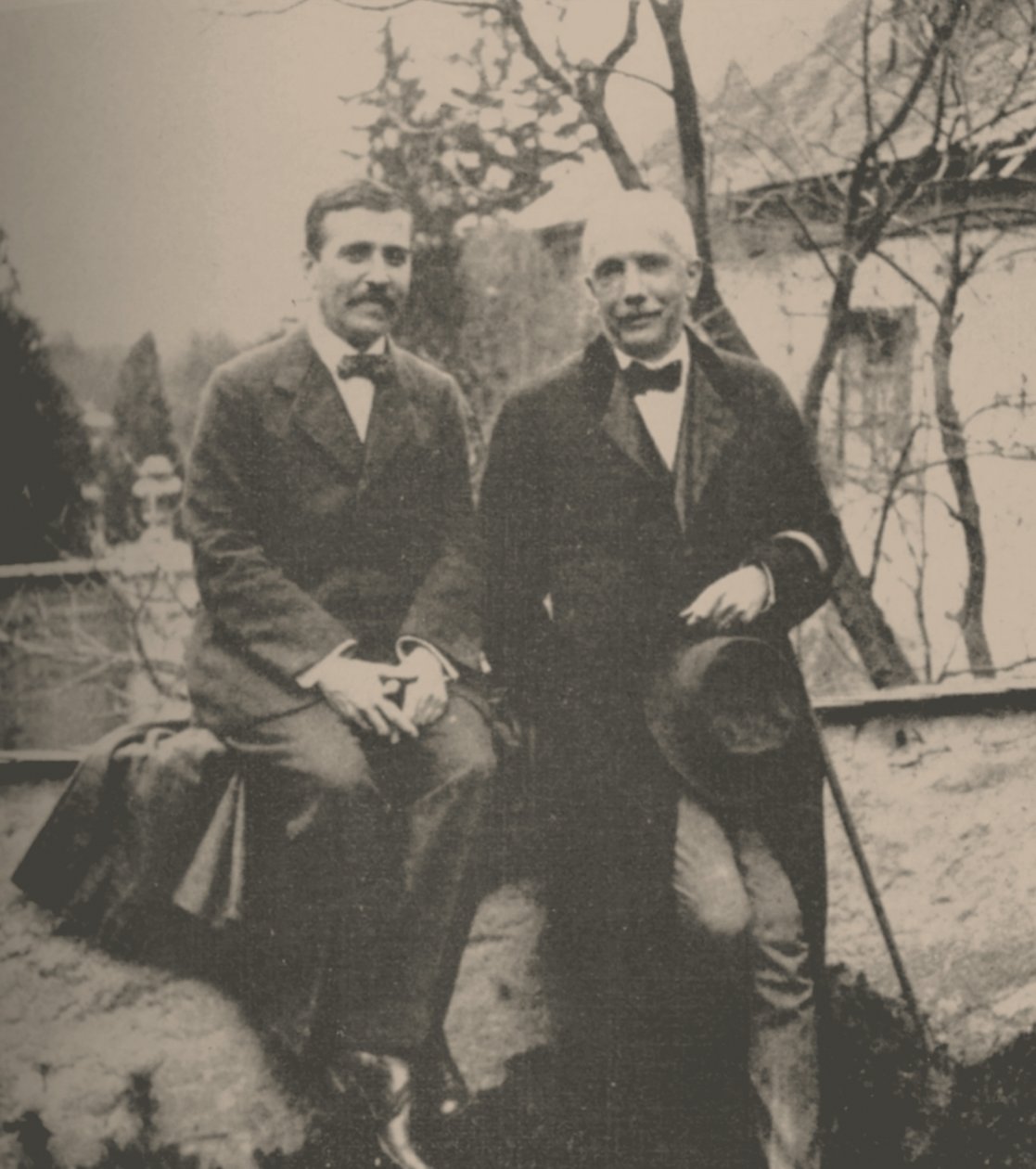 هوغو فون هوفمانستال 1874-1929 وريتشارد شتراوس 1864-1949 ، 1912. بواسطة غير معروف