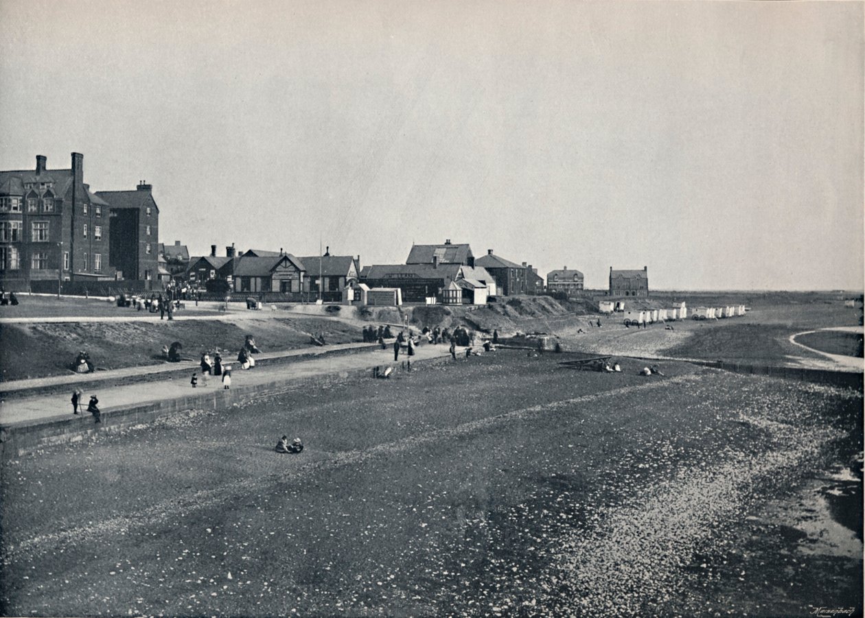Hunstanton - الجبهة والشاطئ ، 1895 بواسطة غير معروف