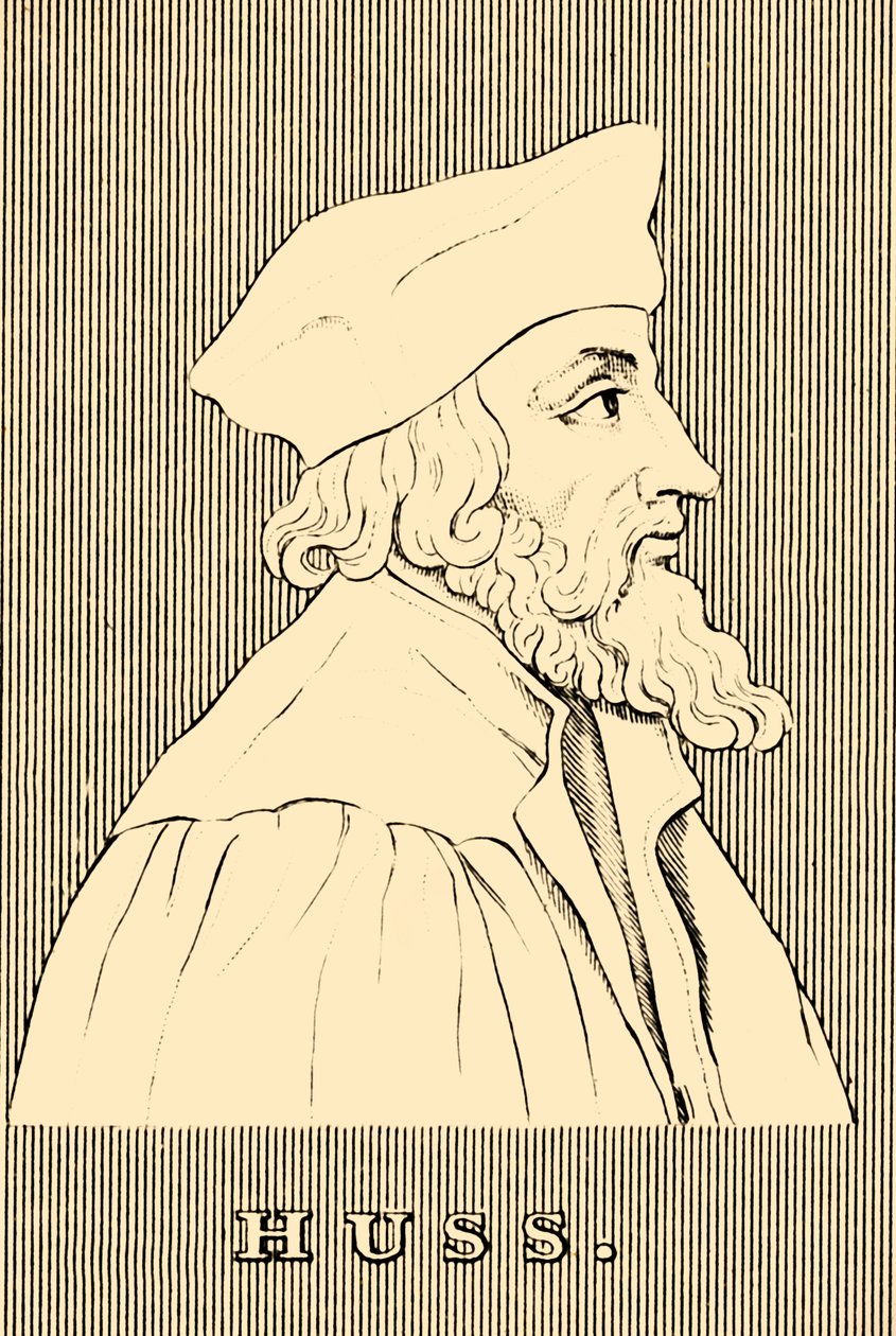 Huss ، c1369-1415 ، 1830. بواسطة غير معروف