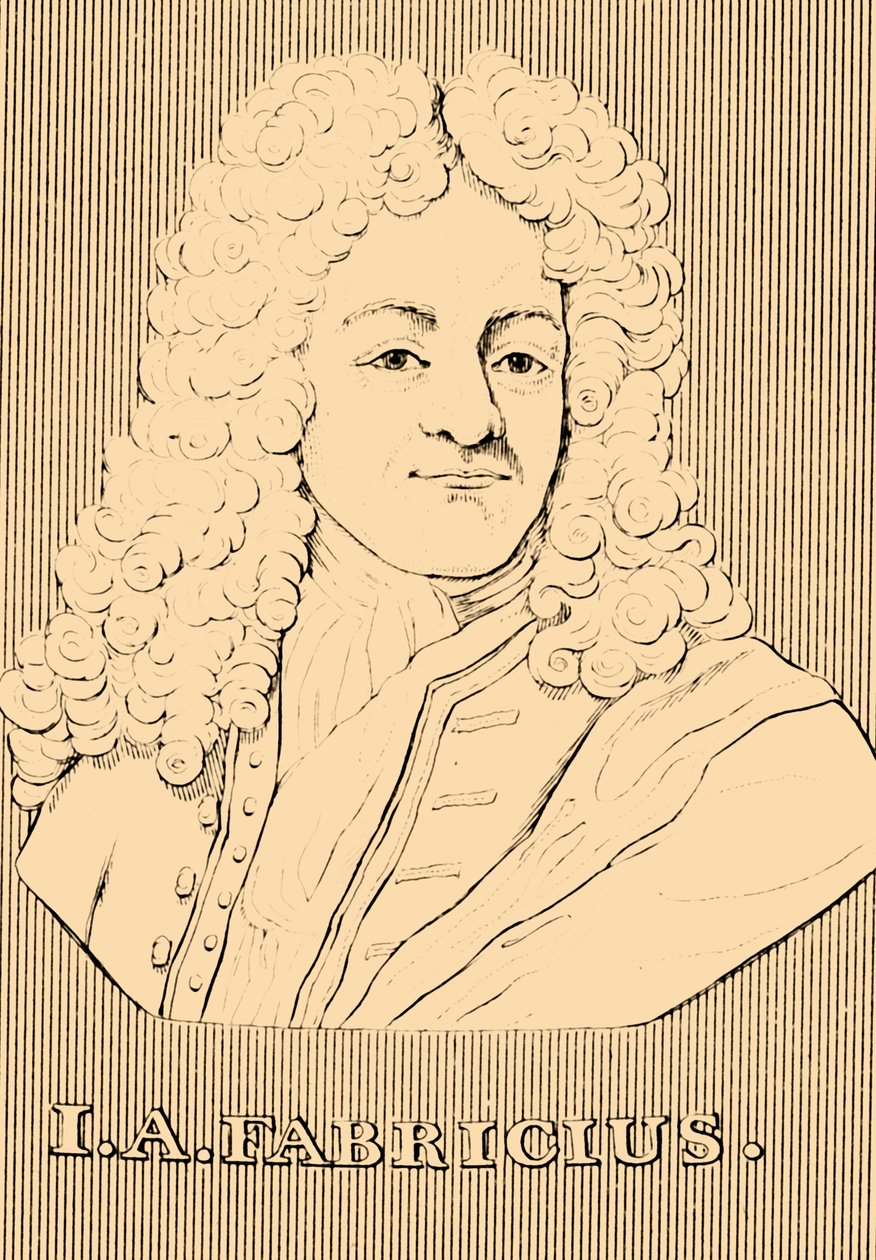 IA فابريسيوس ، 1668-1736 ، 1830. بواسطة غير معروف