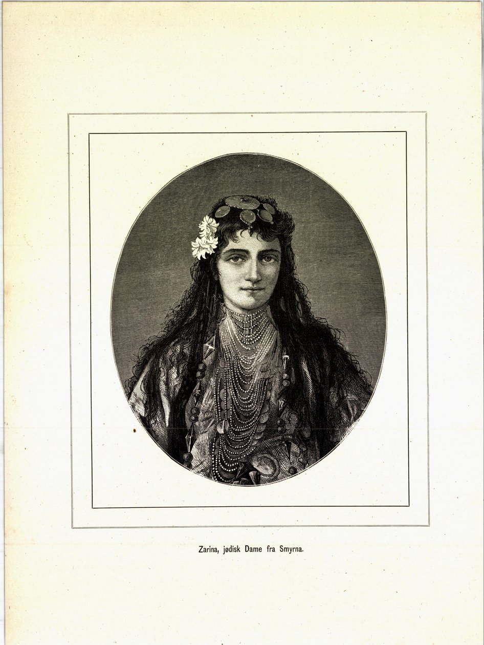 رسم توضيحي مأخوذ من كتاب صور سفر متنوعة من تأليف جيريكاو بومان وإليزابيث ونشرته Forlagsbureauet (كوبنهاغن ، 1881) بواسطة غير معروف