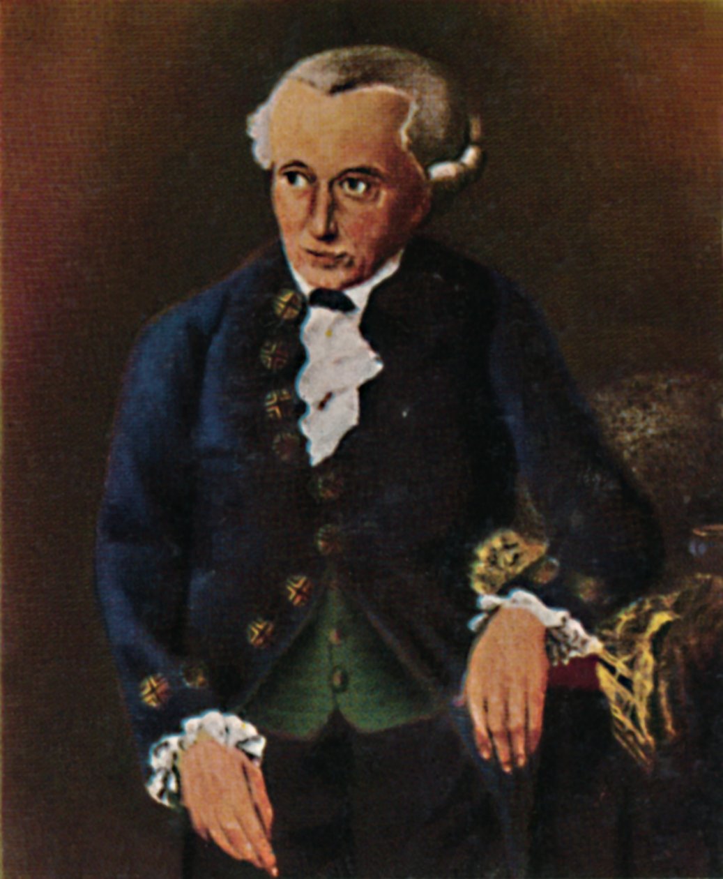 عمانوئيل كانط 1724-1804. - لوحة بواسطة دوبلر 1934. بواسطة غير معروف