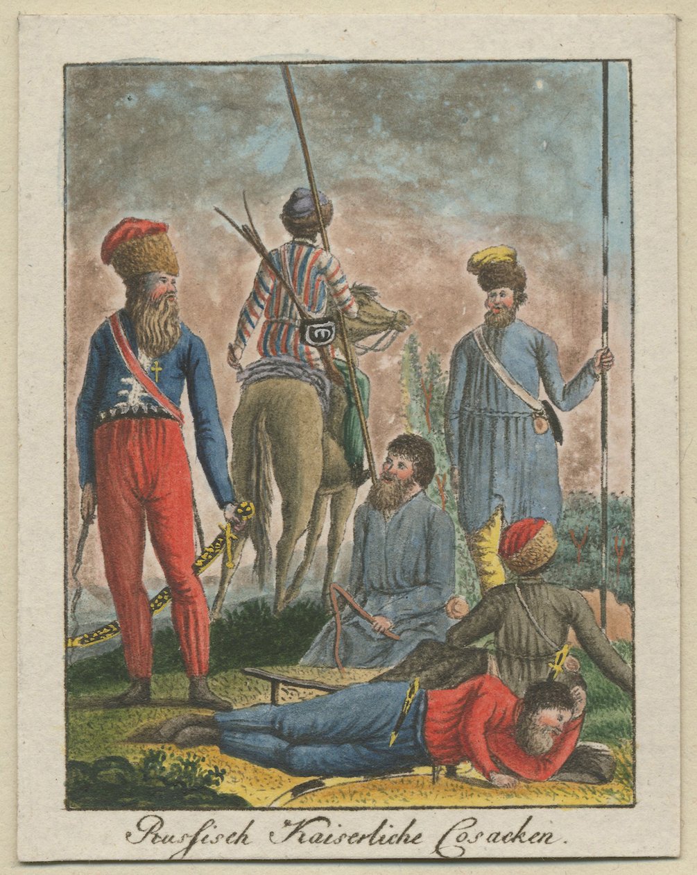 القوزاق الإمبراطورية الروسية ، 1799 بواسطة غير معروف