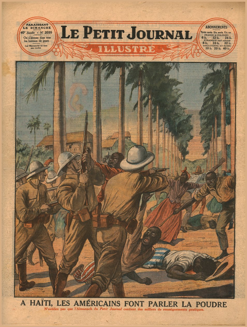 في هايتي ، سمح الأمريكيون للبارود بالكلام ، 1929. بواسطة غير معروف