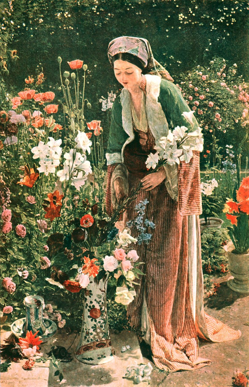في حديقة Beys ، 1865 ، c1902. بواسطة غير معروف