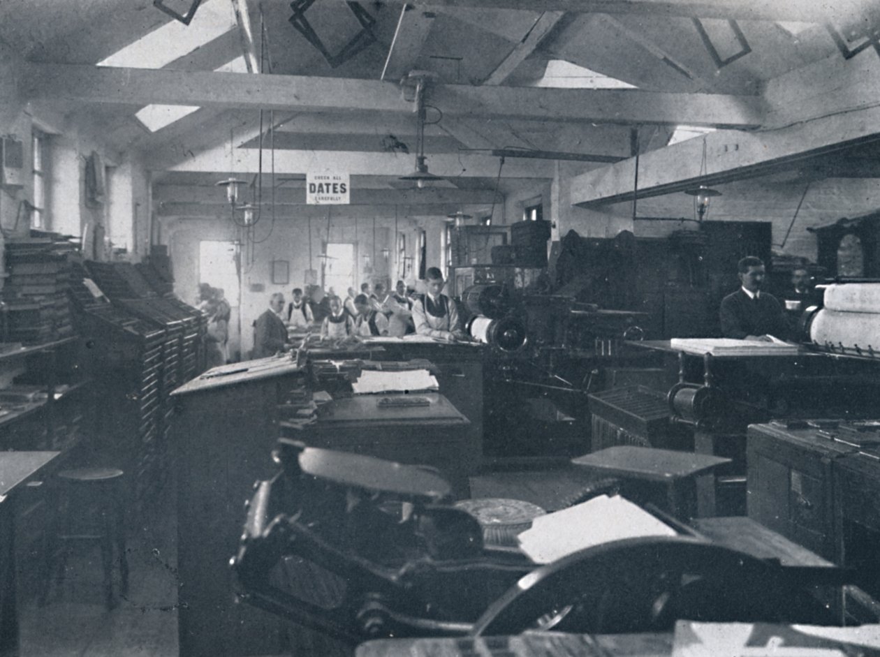 في غرفة التأليف ، 1916 بواسطة غير معروف