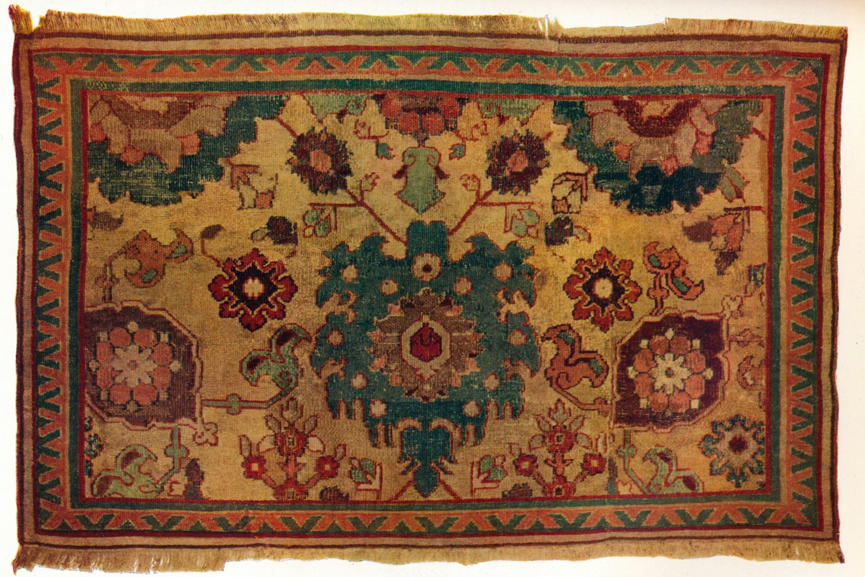 سجادة هندية فارسية ، c1570 بواسطة غير معروف