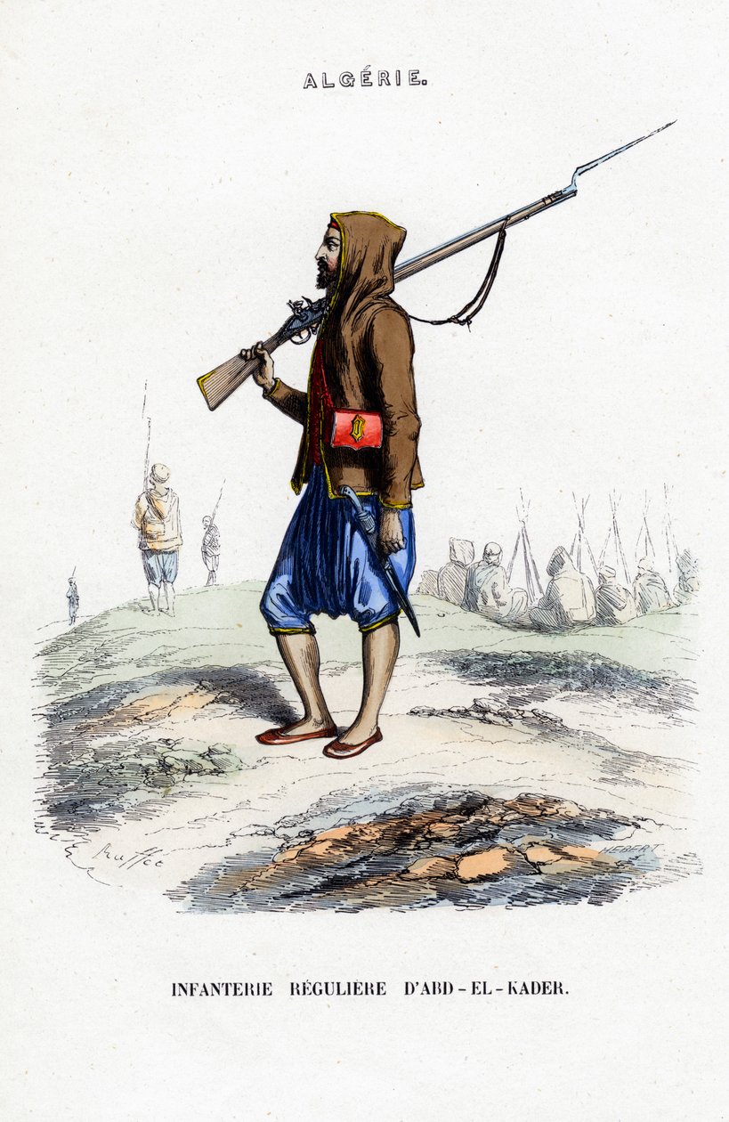 Infantry of Abd-el-Kader, Algeria بواسطة غير معروف