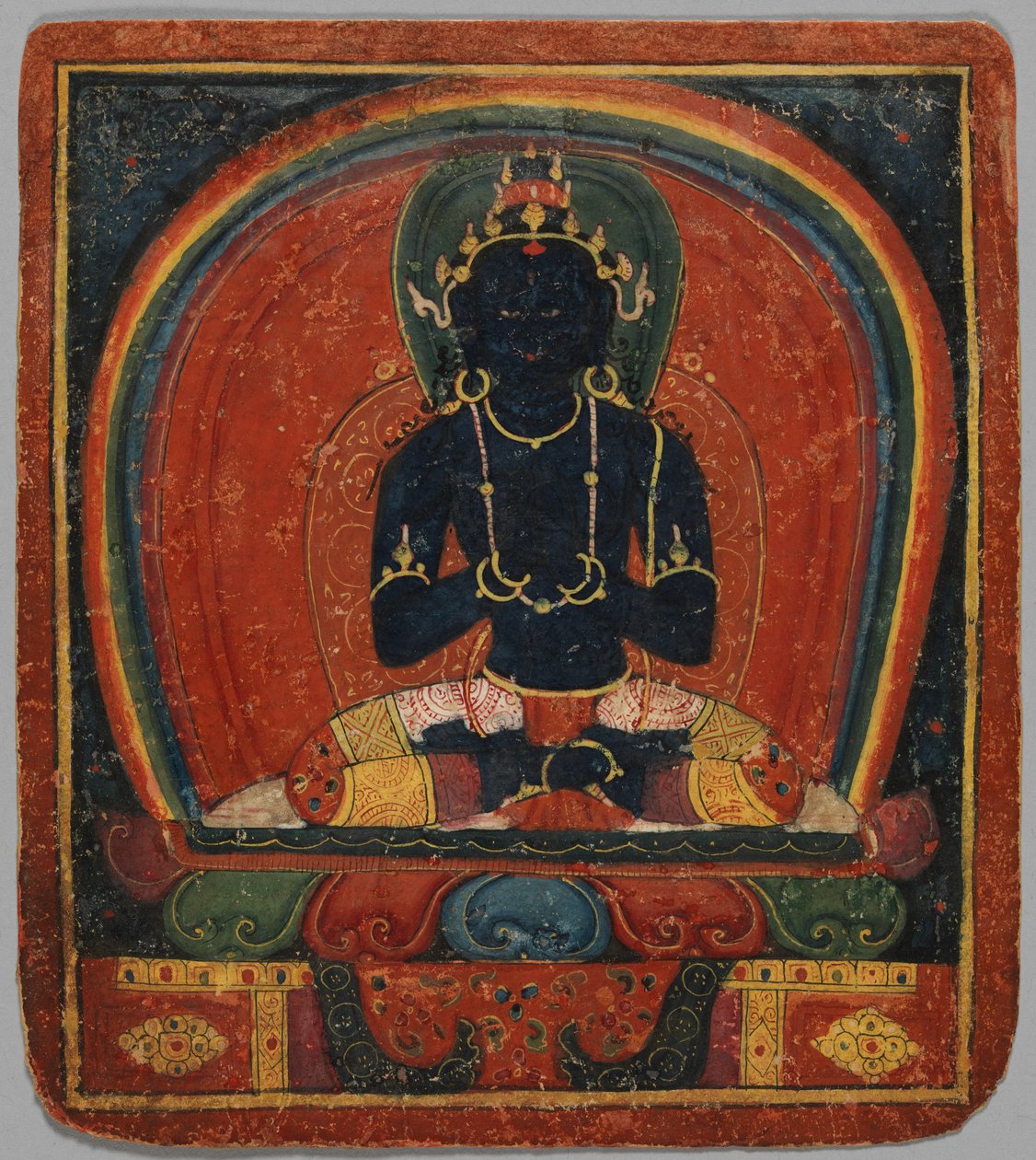 بطاقة البدء Tsakalis: Samanthabhadri Consort ، أوائل القرن الخامس عشر. بواسطة غير معروف