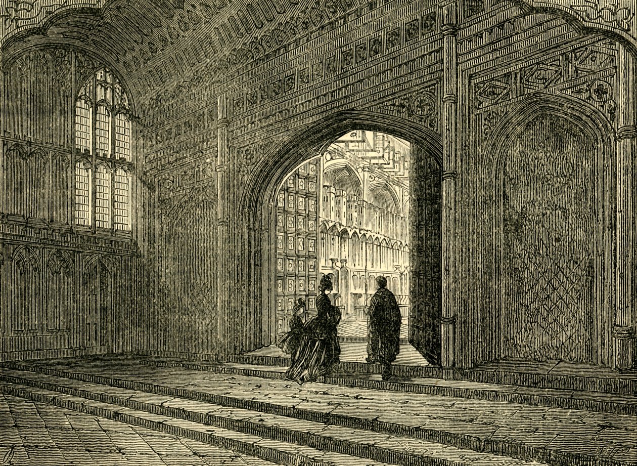 داخل كنيسة هنري السابع.ص 1881. بواسطة غير معروف