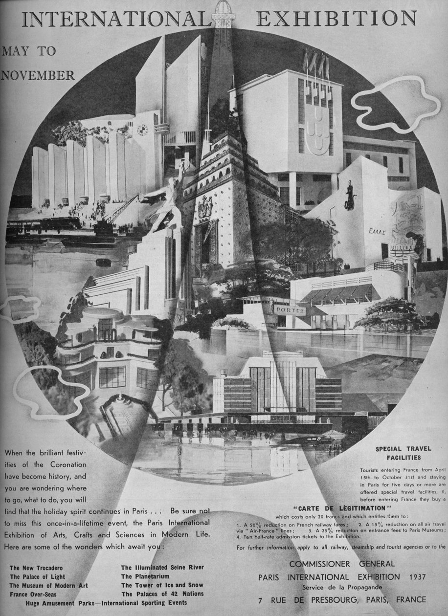 المعرض الدولي من مايو إلى نوفمبر 1937 بواسطة غير معروف