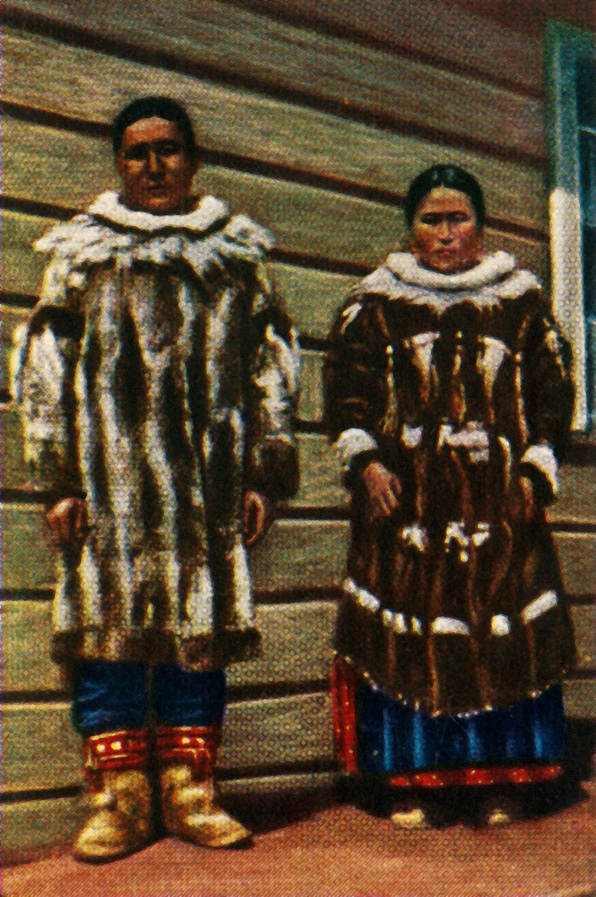 شعب الإنويت من ألاسكا ، شمال الولايات المتحدة ، c1928. بواسطة غير معروف